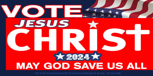 Jesus 2024 bumper stickers 