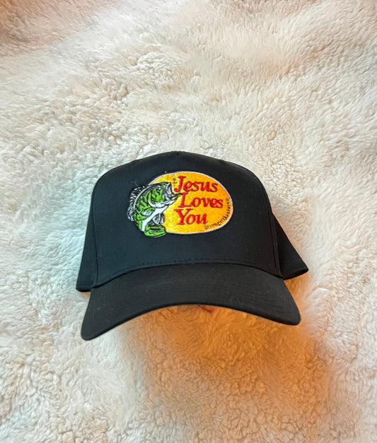 Embroidered Jesus Fish hat