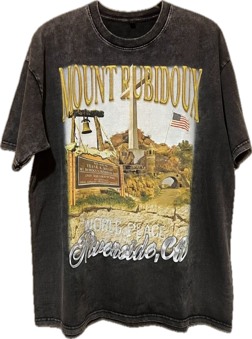 Mount Rubidoux homage t-shirt