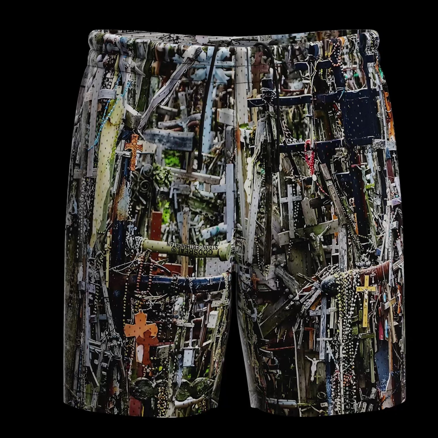 LITHUANIA GODSREAL STS CAMO SHORTS